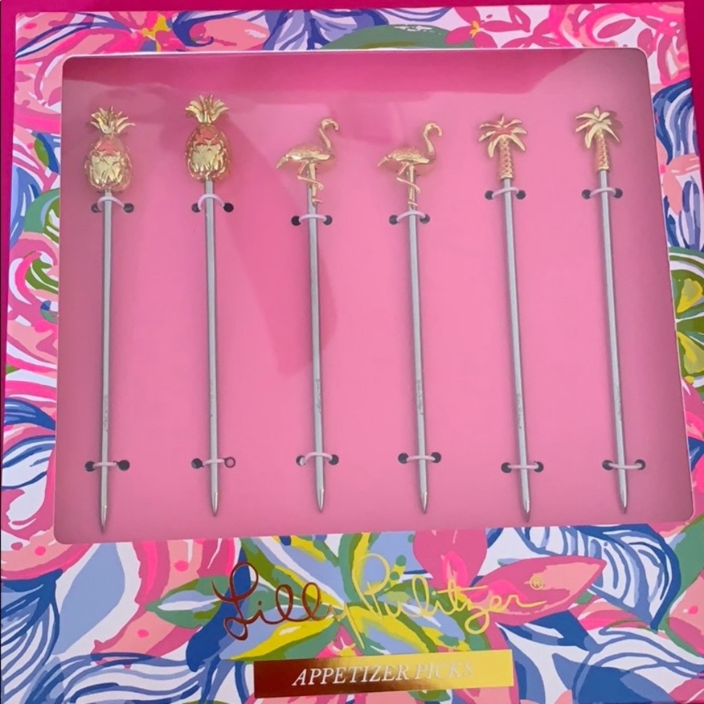 Lilly Pulitzer appetizer sticks